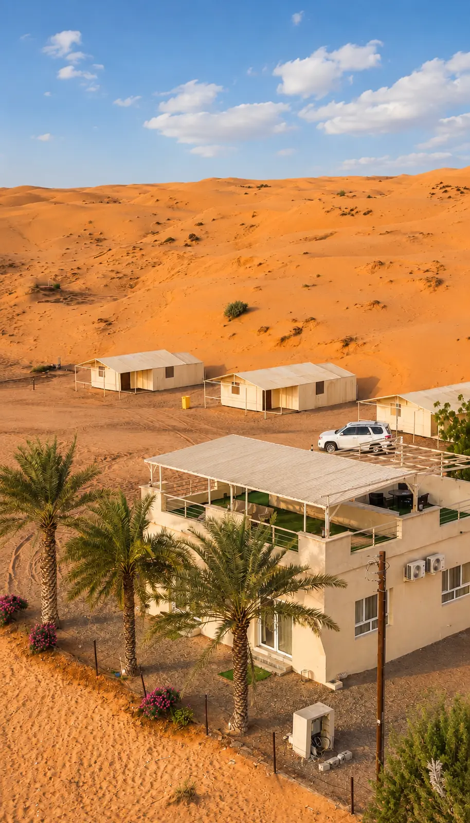 Two-bedroom desert chalet